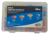 IDEAL INDUSTRIES In-Sure Push-In Connector Starter Kit - 110 Pieces (30x 2, 3, 4 Ports & 20x 6 Ports) - Product Code: 110-ISPK