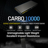 Nitecore Ultra Lightweight Carbon Fiber Power Bank 10,000mAh - Energy Brick (Code: NCPB10000)