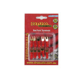 12 AWG Red Fork Terminals - 10 Pack (Product Code: 12AWG-RT-10)