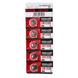Maxell CR1220 3V Lithium Coin Cell Battery - 5 Pack (Product Code: CR1220)