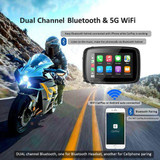 Ottocast Wireless Carplay & Android Auto 5" Screen with IPX7 Cameras for Motorcycles - Product Code: 5CAMS-IPX7