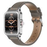 PROMATE IP68 Smartwatch - 1.78" Curved AMOLED, BT Calling, Fitness Tracker, Heart Rate & Blood Pressure Monitor, 100+ Custom Watch Faces - Silver XWATCH-RM.SLV