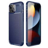 Apple iPhone 14 Carbon Fibre Case Navy