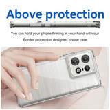 Moto Edge 50 Pro Soft Gel Bumper Case [Clear]