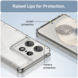 Moto Edge 50 Pro Soft Gel Bumper Case [Clear]