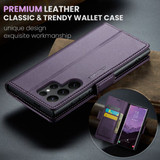 Galaxy S25 Ultra      Pu Wallet Case    [Purple]