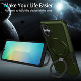 Galaxy A06 4G  Kickstand Heavy Duty Case [Green]