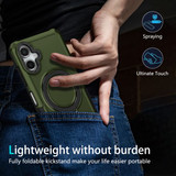 Galaxy A06 4G  Kickstand Heavy Duty Case [Green]