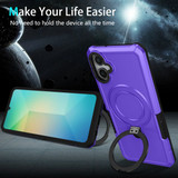 Galaxy A06 4G  Kickstand Heavy Duty Case [Purple]