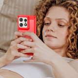 Moto Edge 50 Pro      Carbon Fibre Case    [Red]