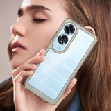 Oppo A60 4G Soft Gel Bumper Case [Clear Grey]
