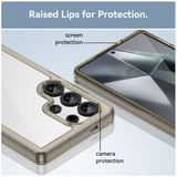 Galaxy S25 Ultra Soft Gel Bumper Case [Clear Grey]