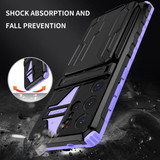 Galaxy S25 Ultra  Kickstand Heavy Duty Case [Purple]