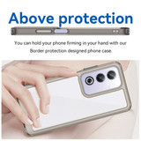 Oppo A80 5G Soft Gel Bumper Case [Clear Grey]