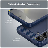 Galaxy S25 Plus      Carbon Fibre Case    [Navy]