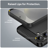 Galaxy S25 Plus      Carbon Fibre Case    [Black]