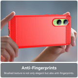 Oneplus Nord Ce4 Lite      Carbon Fibre Case    [Red]
