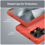 Galaxy S25 Ultra      Carbon Fibre Case    [Red]