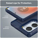 Moto Edge 50 Fusion      Carbon Fibre Case    [Navy]