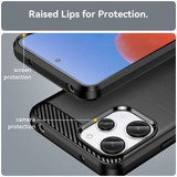Xiaomi Redmi 12 5G      Carbon Fibre Case    [Black]