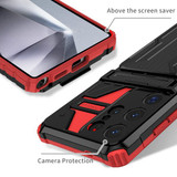 Galaxy S25 Ultra  Kickstand Heavy Duty Case [Red]