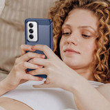 Oppo Reno 12      Carbon Fibre Case    [Navy]