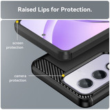 Oppo A80 5G      Carbon Fibre Case    [Black]