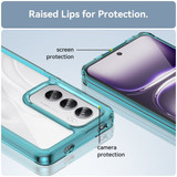Oppo Reno 12 Soft Gel Bumper Case [Clear Blue]