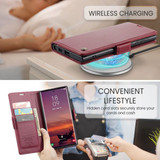 Galaxy S25 Ultra      Pu Wallet Case    [Maroon]