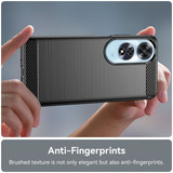 Oppo A60 4G      Carbon Fibre Case    [Black]