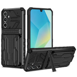 Galaxy A16 5G  Kickstand Heavy Duty Case [Black]