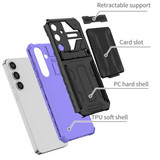 Galaxy S25 Plus  Kickstand Heavy Duty Case [Purple]
