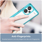 Xiaomi Redmi Note 13 Pro+ 5G Soft Gel Bumper Case [Clear Blue]