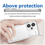 Xiaomi Redmi Note 13 Pro+ 5G      Soft Gel Bumper Case    [Clear]