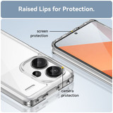 Xiaomi Redmi Note 13 Pro+ 5G      Soft Gel Bumper Case    [Clear]