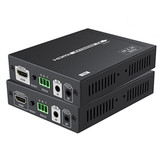 LENKENG HDBaseT HDMI Extender 4K@60Hz over Single Cat6 up to 70m with IR & Dual Power Adapters - LKV675