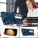 Samsung Galaxy S23+      Hand Strap PU Card Case    Navy