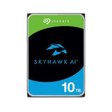 Seagate 10TB Skyhawk Surveillance HDD - 3.5" SATA3, 5400rpm, 256MB Cache, 24/7 Support, Up to 64 Cameras, Tarnish Resistant, 3-Year Warranty