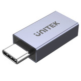 UNITEK USB-C Extension Adapter - Type-C Male to Female, 8K@60Hz, 40Gbps, 240W, Aluminium Alloy, Space Grey