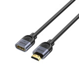 UNITEK 2m 8K HDMI Extension Cable - 8K@60Hz/4K@120Hz, Durable Gold-Plated Connectors, Aluminium Housing, Plug & Play