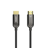 UNITEK 20M 8K HDMI 2.1 Fiber Optic Cable - 48Gbps, 8K@60Hz & 4K@120Hz/144Hz, Gold-Plated, Slim & Flexible, Black