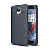 OnePlus 3/3T      Leather Texture Case    Navy