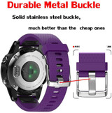 Garmin Fenix E 47mm Silicone Strap [Purple]