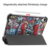 Apple iPad Mini 7 (A17 Pro 2024) Designer Tri-Fold Case [Graffiti]
