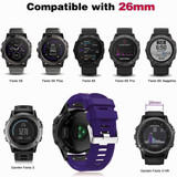 Garmin Fenix 8 51mm Silicone Strap [Purple]