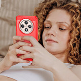 Oppo Reno 12F 5G Carbon Fibre Case [Red]