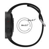 Samsung Galaxy Watch Fe 40mm Silicone Strap [Black/Grey]