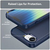 Apple iPhone 16E Carbon Fibre Case [Navy]