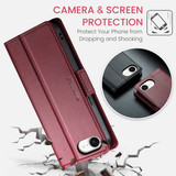 Apple iPhone 16E Pu Wallet Case [Maroon]