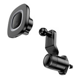 Hoco 15W Magnetic Wireless Charging Phone Holder for Air Vent w/ Hook Locking (HW30)